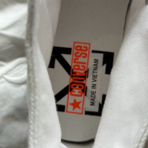 OFF-WHITE x Converse High-Top Sneakers - Men’s 7 / Womens 9 - Picture 10 of 11